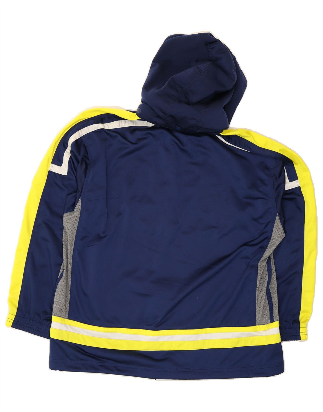 DIADORA Mens Tracksuit Top Jacket UK 40 Medium Navy Blue Colourblock Vintage Diadora and Second-Hand Diadora from Messina Hembry 
