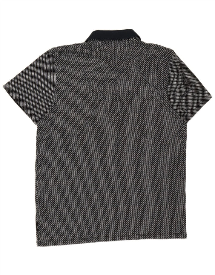 Tricou polo pentru bărbați Ted Baker Mărimea 4, mare, albastru, poliester cu pete