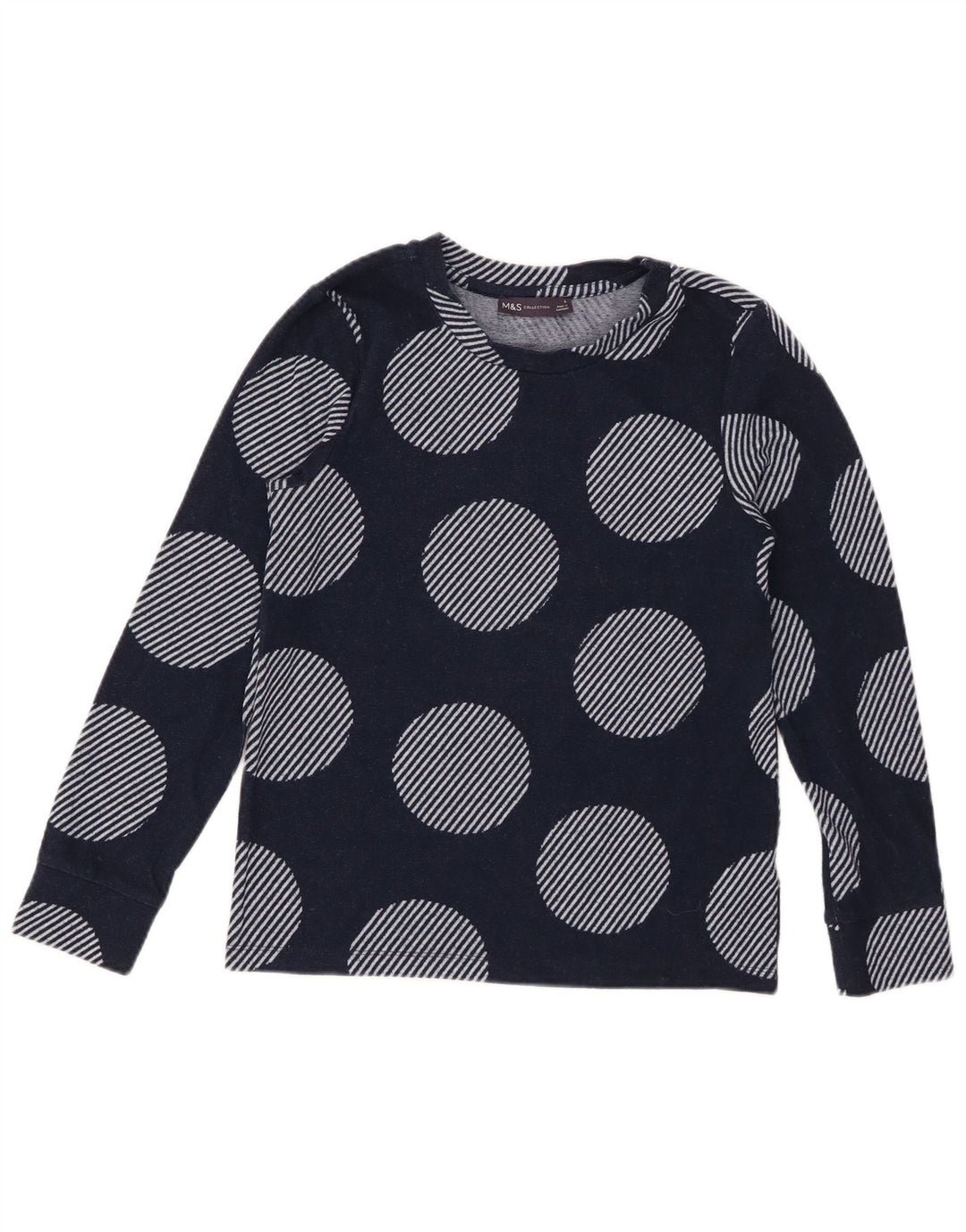 MARKS & SPENCER Pulover pentru femei cu decolteu triplu UK 6 Mic Bleumarin