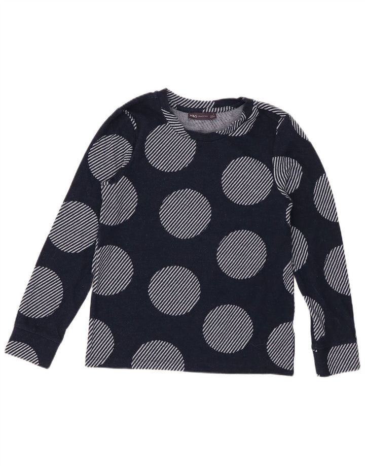 MARKS & SPENCER Pulover pentru femei cu decolteu triplu UK 6 Mic Bleumarin