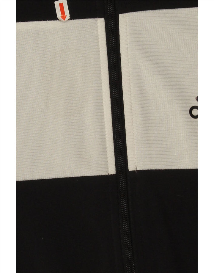 Jachetă de trening Adidas pentru bărbați Marea Britanie 42/44 Poliester mare negru color bloc