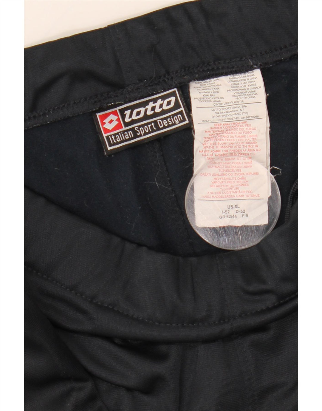 Pantaloni de trening Lotto pentru bărbați IT 52 XL bleumarin poliester sport