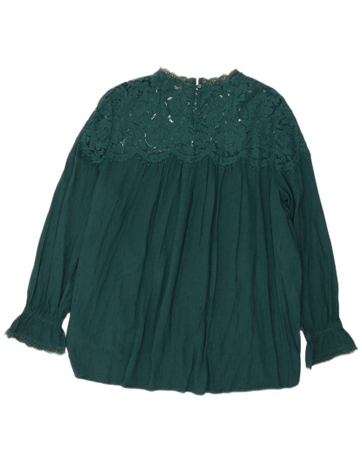 Bluză pentru femei Marks & Spencer, UK 22 3XL, viscoză verde