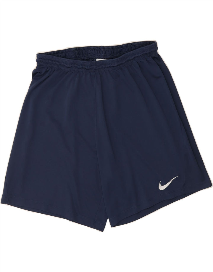 NIKE Mens Sport Shorts Medium  Navy Blue Polyester Vintage Nike and Second-Hand Nike from Messina Hembry 
