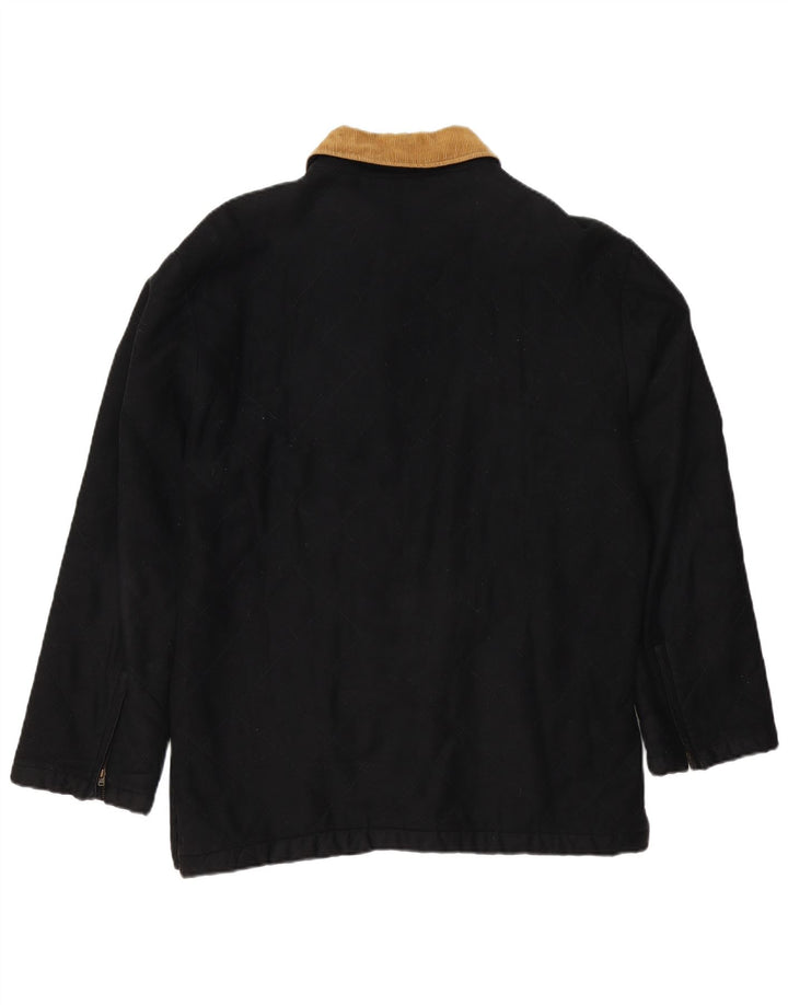 Jachetă matlasată Trussardi pentru bărbați UK 38 Medium Black Viscose