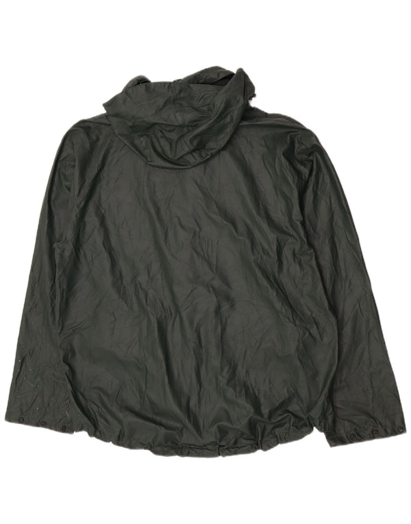 Jachetă de ploaie cu glugă pentru bărbați Helly Hansen UK 42 XL Poliuretan verde