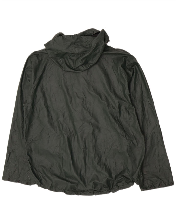 Jachetă de ploaie cu glugă pentru bărbați Helly Hansen UK 42 XL Poliuretan verde