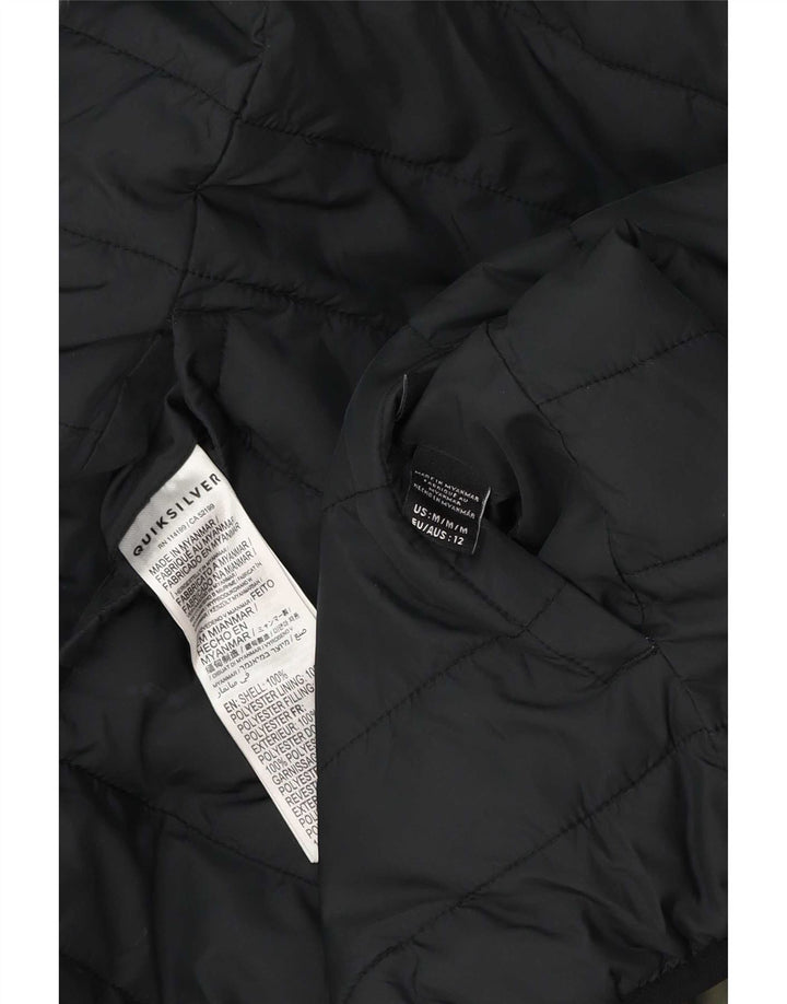 Jachetă căptușită reversibilă cu glugă Quiksilver pentru băieți 11-12 ani kaki mediu