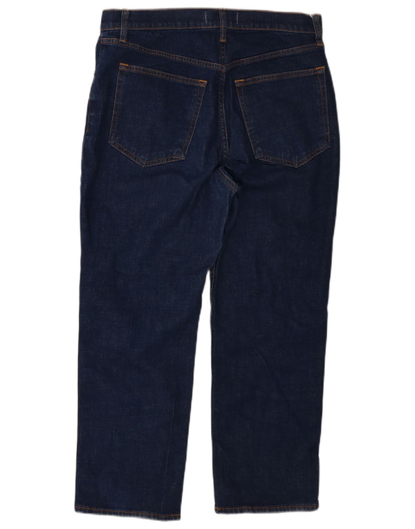 Blugi tăiați pentru femei Abercrombie & Fitch US 10 Large W30 L24 Bleumarin