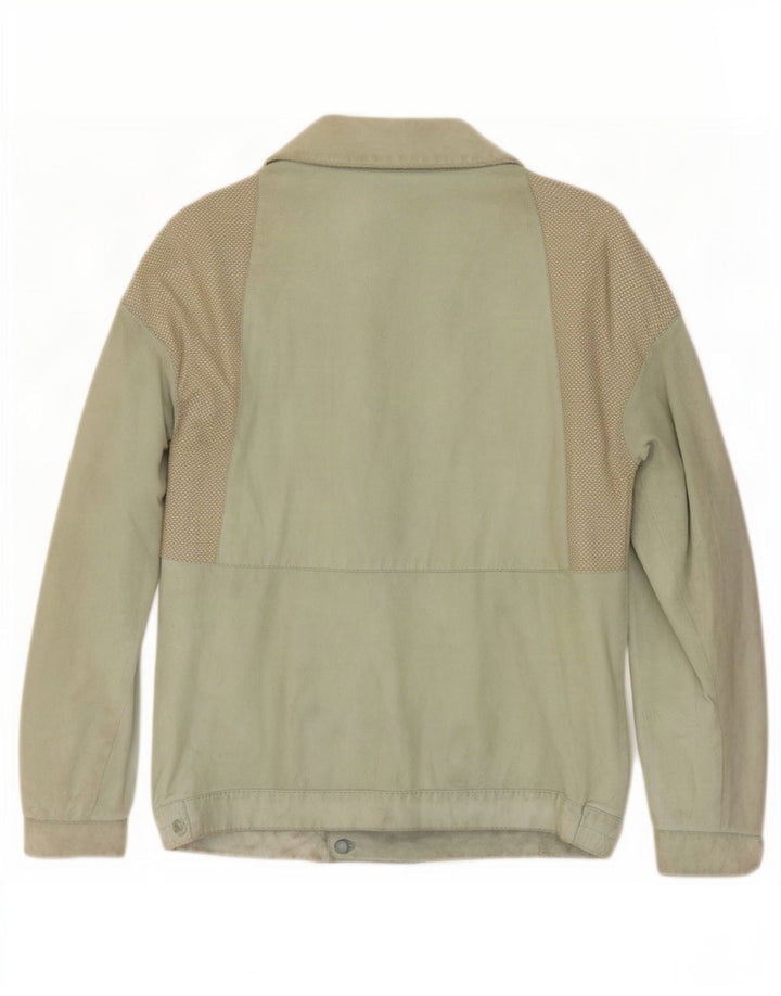 Jachetă vintage de piele intoarsa pentru femei IT 44 Medium Green Green