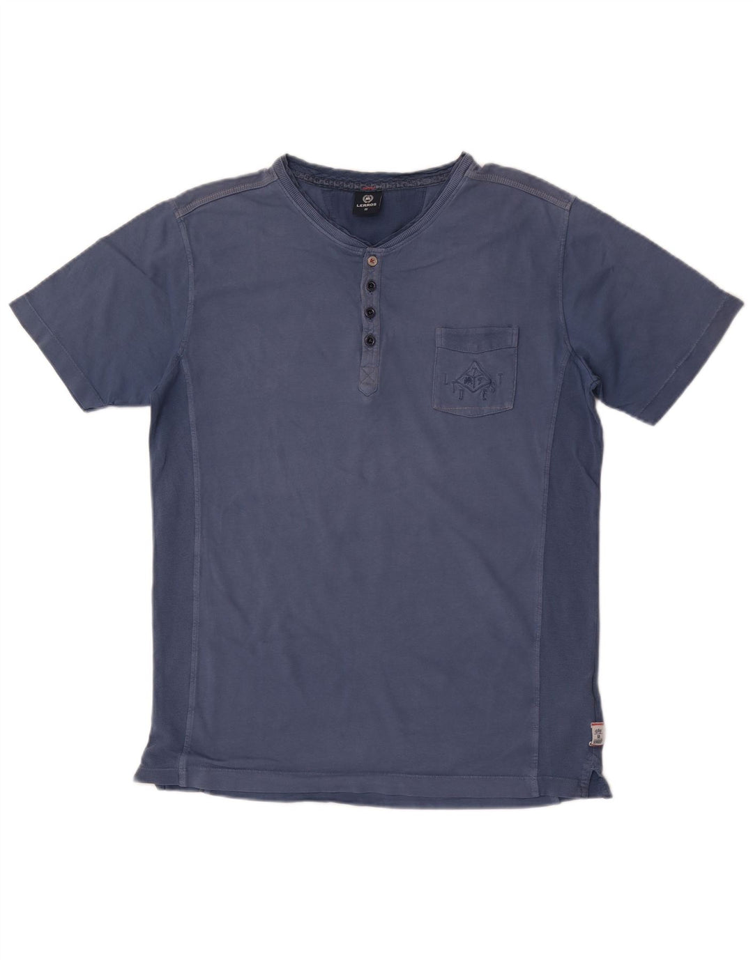Lerros Tricou Bărbați Top Medium Blue Bumbac