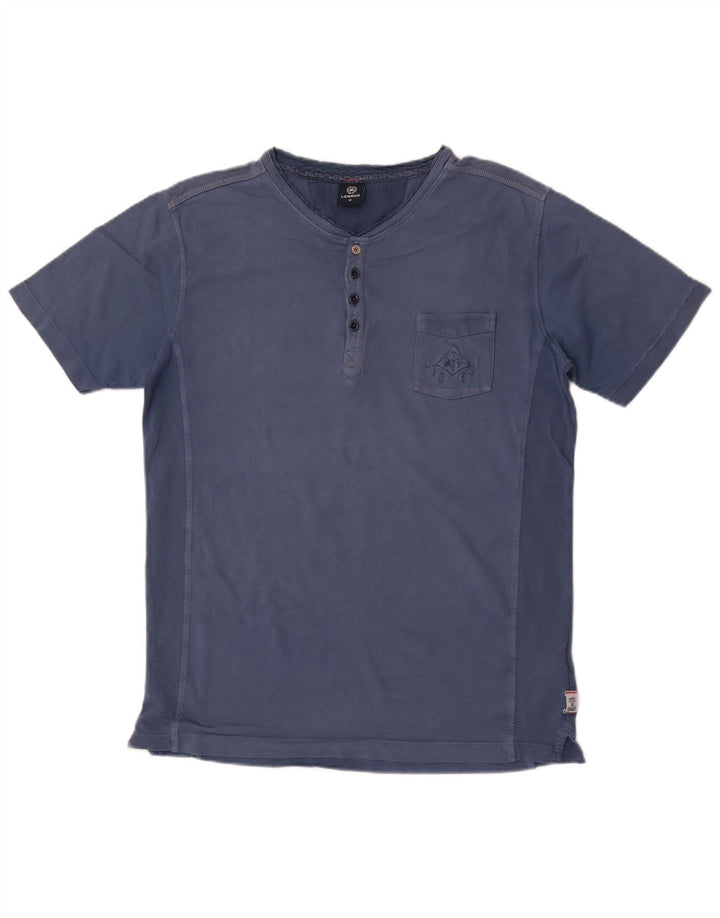 Lerros Tricou Bărbați Top Medium Blue Bumbac