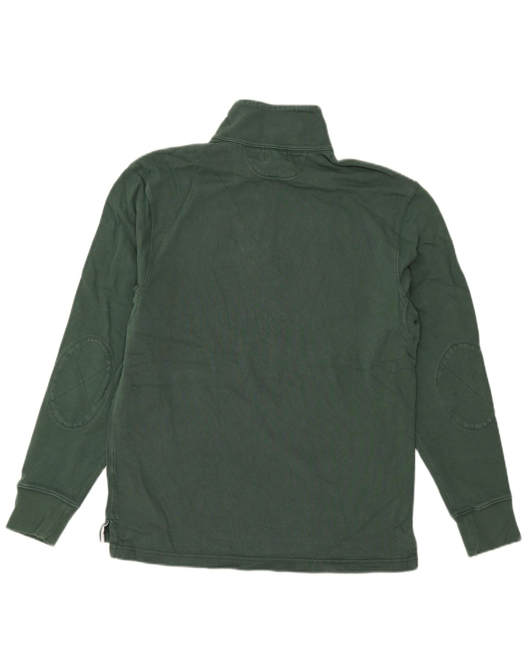 Hanorac pentru bărbați J. Crew, cu fermoar, cu gât, din bumbac verde mic