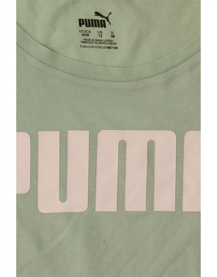 Tricou grafic Puma pentru femei Top UK 12 Medium Green