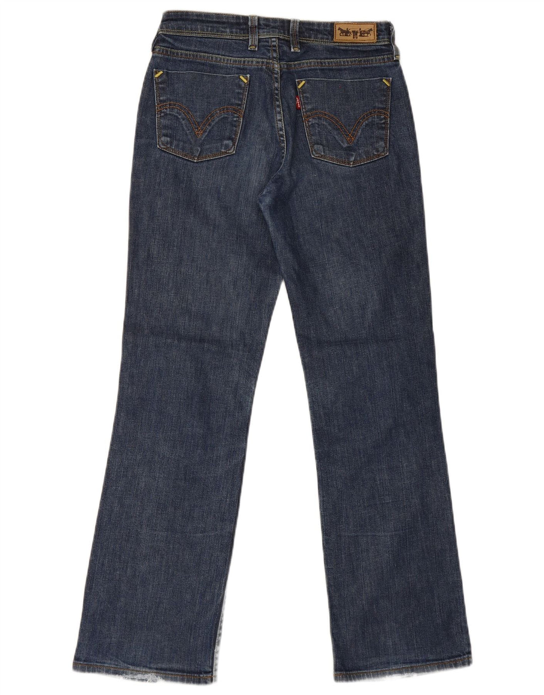 Blugi drepti pentru femei Levi's 627 W28 L30 Bumbac albastru
