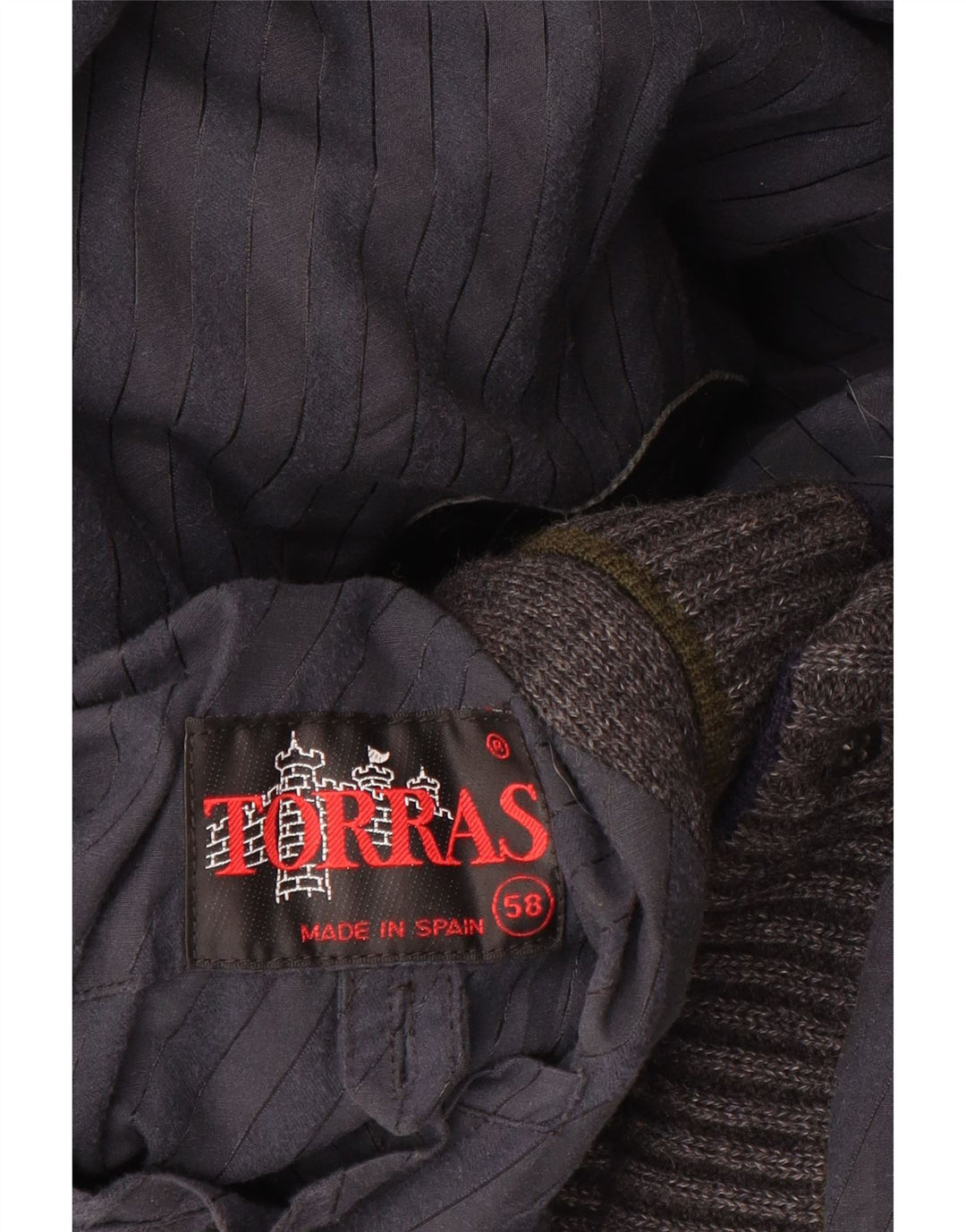 Bomber pentru bărbați Torras IT 58 4XL Lână gri