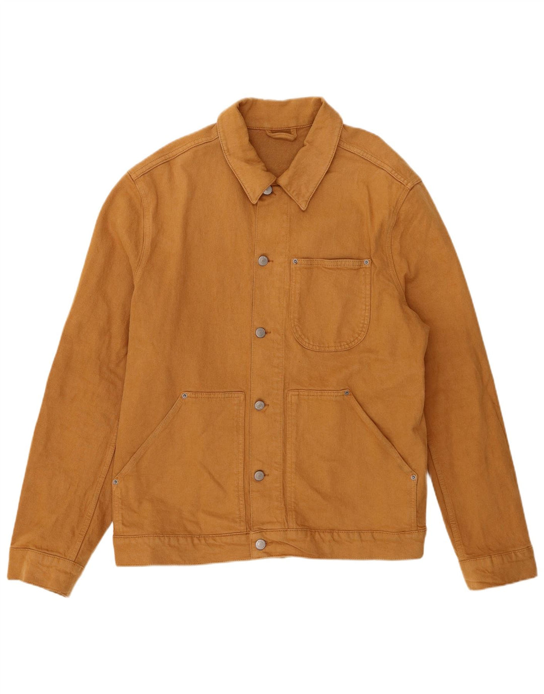 Jachetă de blugi pentru bărbați Zara UK 42 XL maro Lyocell