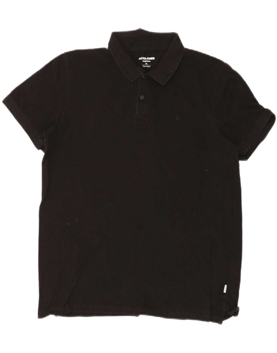 JACK & JONES Tricou polo pentru bărbați XL bumbac negru