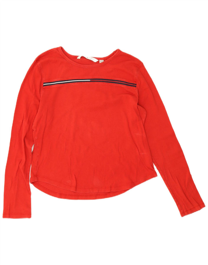 Top pentru femei Tommy Hilfiger cu mânecă lungă UK 18 XL Roșu