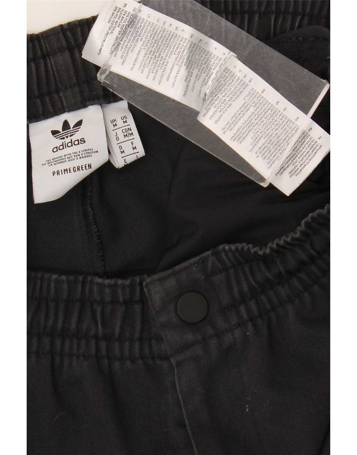 Pantaloni casual conici pentru bărbați Adidas Mediu W32 L26 Poliester negru