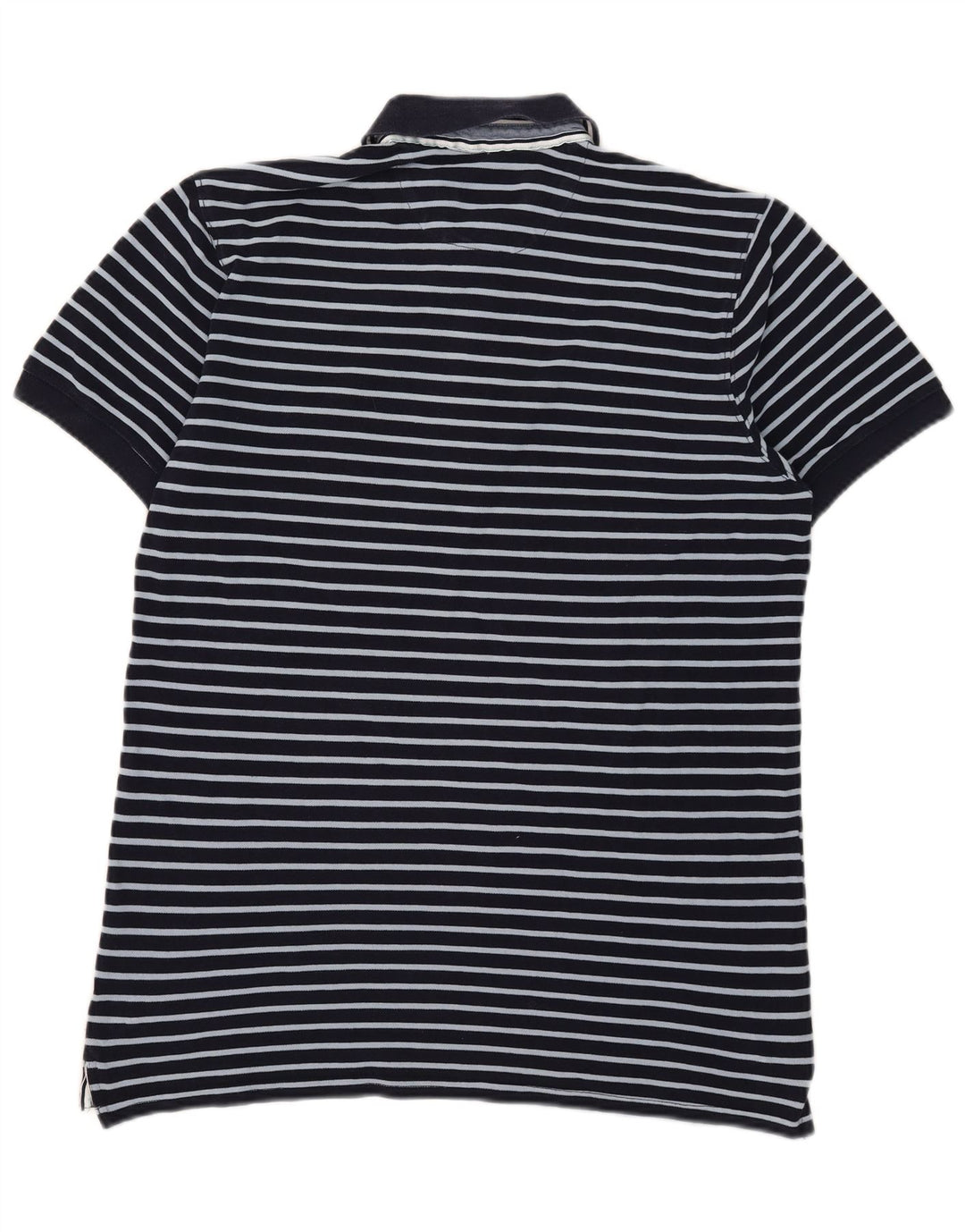 Cămașă polo Massimo Dutti pentru bărbați, mare, bleumarin, cu dungi