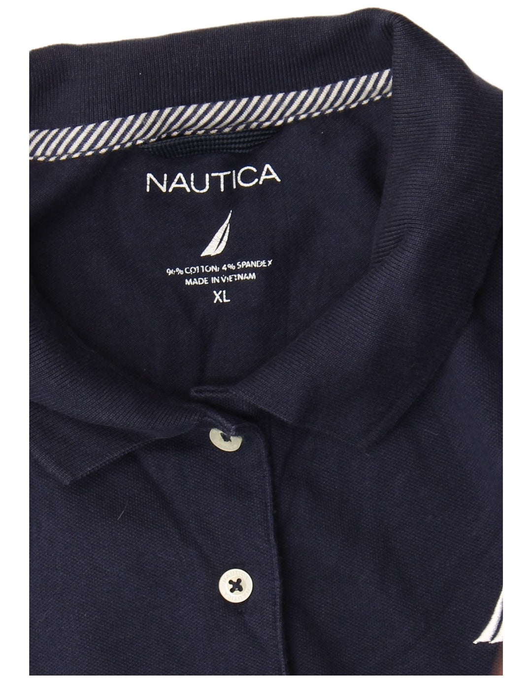 Tricou polo NAUTICA pentru femei UK 18 XL Bumbac bleumarin
