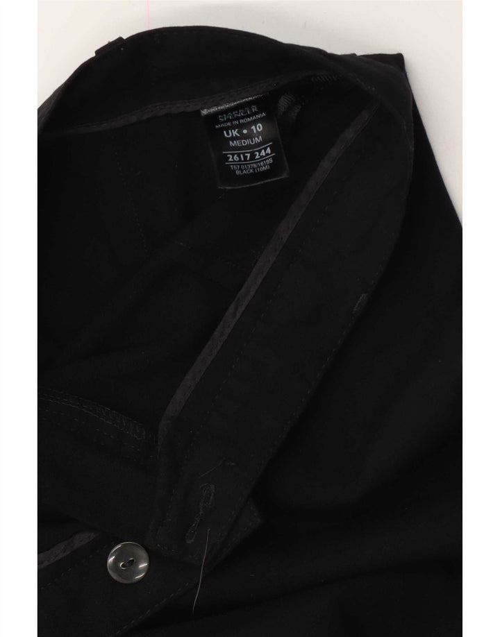 Pantaloni de costum Bootcut pentru femei Marks & Spencer UK 10 Small W27 L29 Black