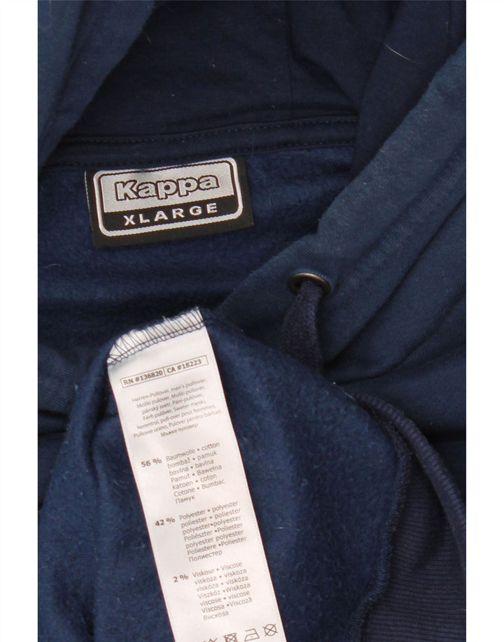 Hanocă grafică Kappa pentru bărbați, XL, bumbac bleumarin