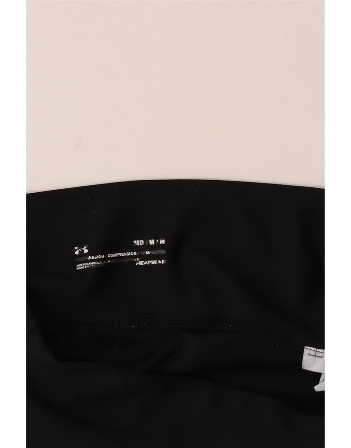 Leggings Capri Under Armour pentru femei Heat Gear UK 12 Medium Black