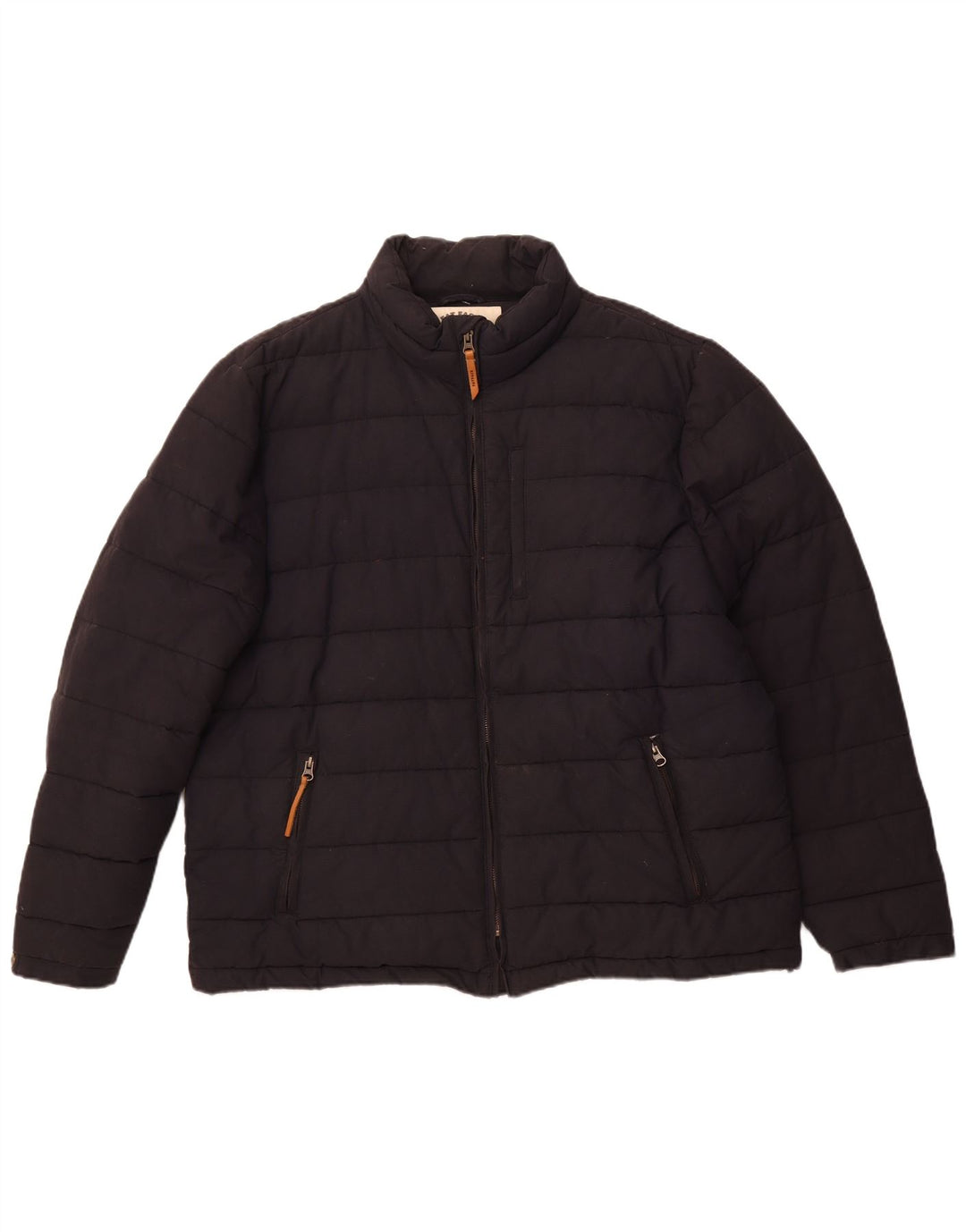 Jachetă căptușită pentru bărbați FAT FACE UK 44 2XL Bumbac negru