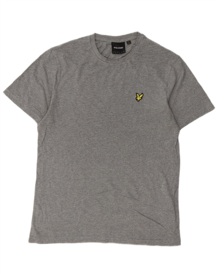 Tricou pentru bărbați Lyle & Scott Top mic din bumbac gri