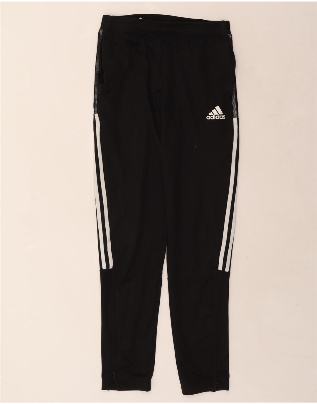 Pantaloni de trening ADIDAS Aeroready pentru baieti 15-16 ani poliester negru
