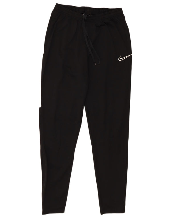 Pantaloni de trening Nike Dri Fit pentru bărbați, negru mediu, poliester bloc de culoare