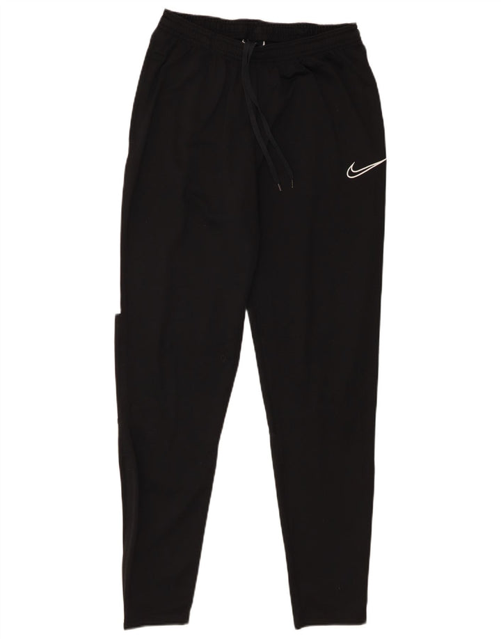 Pantaloni de trening Nike Dri Fit pentru bărbați, negru mediu, poliester bloc de culoare