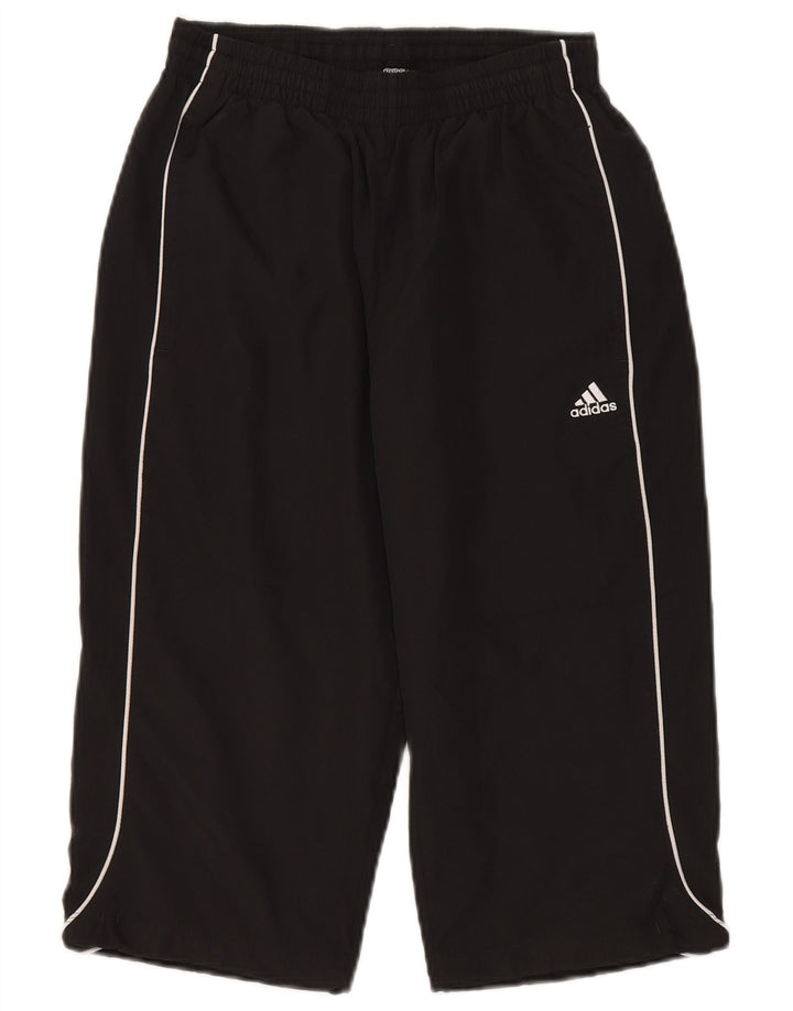 Pantaloni scurți sport Adidas Climalite Bermuda pentru băieți 15-16 ani poliester negru