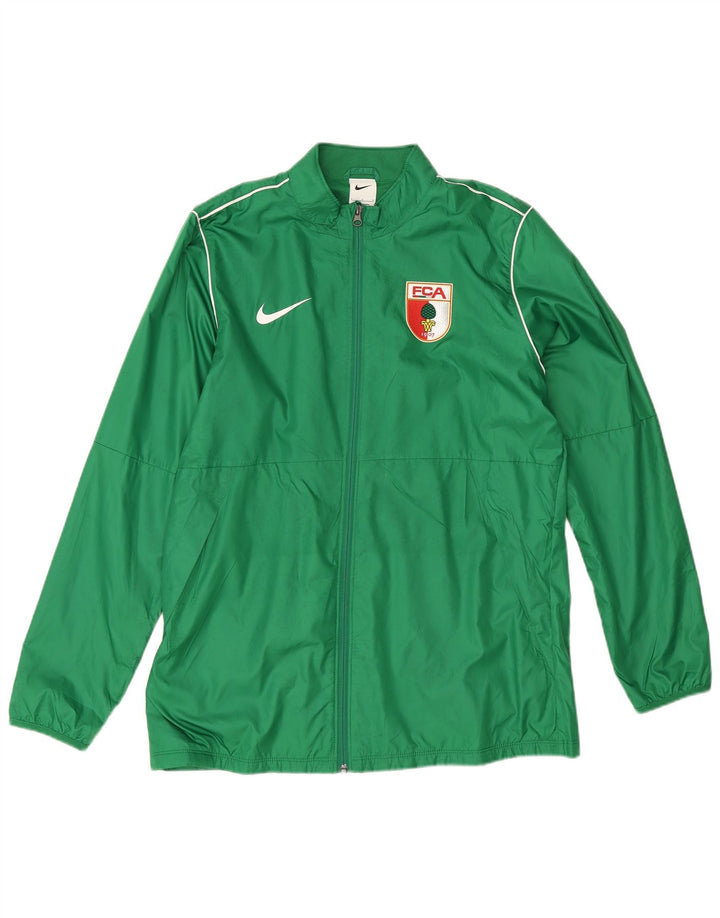 Jachetă de trening pentru bărbați Nike FC Augsburg, mare, verde, poliester