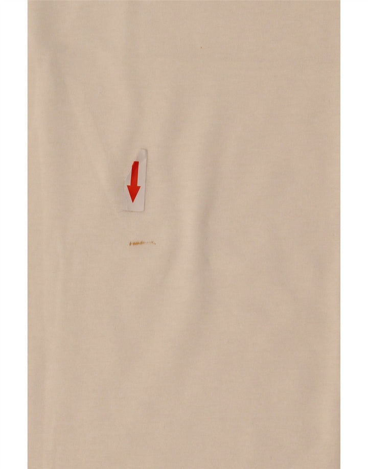 Tricou Lacoste Femei Top Marimea 44 Mare Bumbac Alb