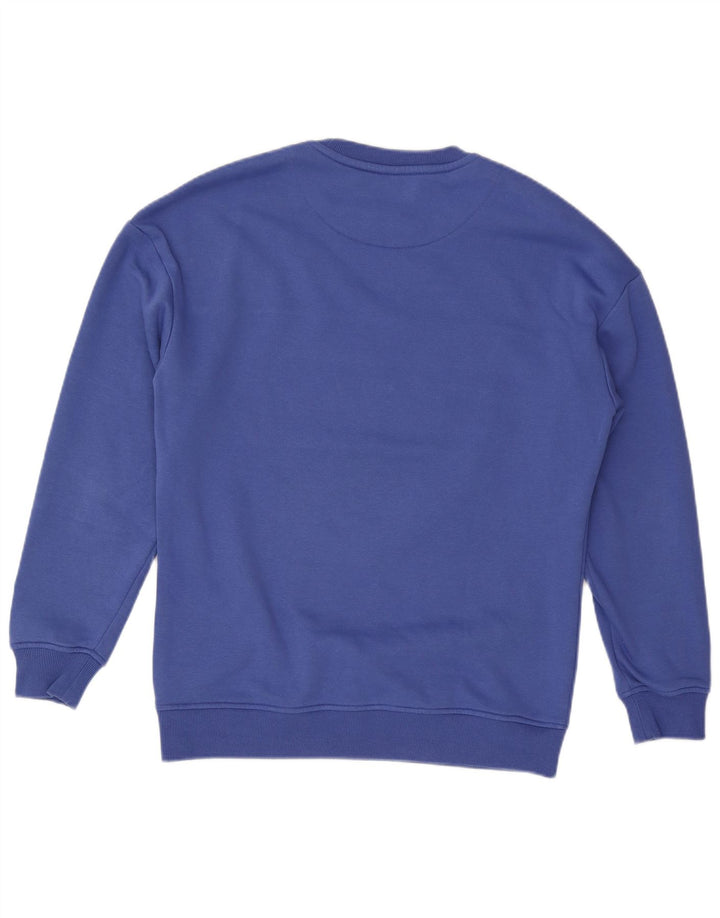 Hanorac cu grafic pentru bărbați Starter Pulover albastru mediu bumbac color bloc