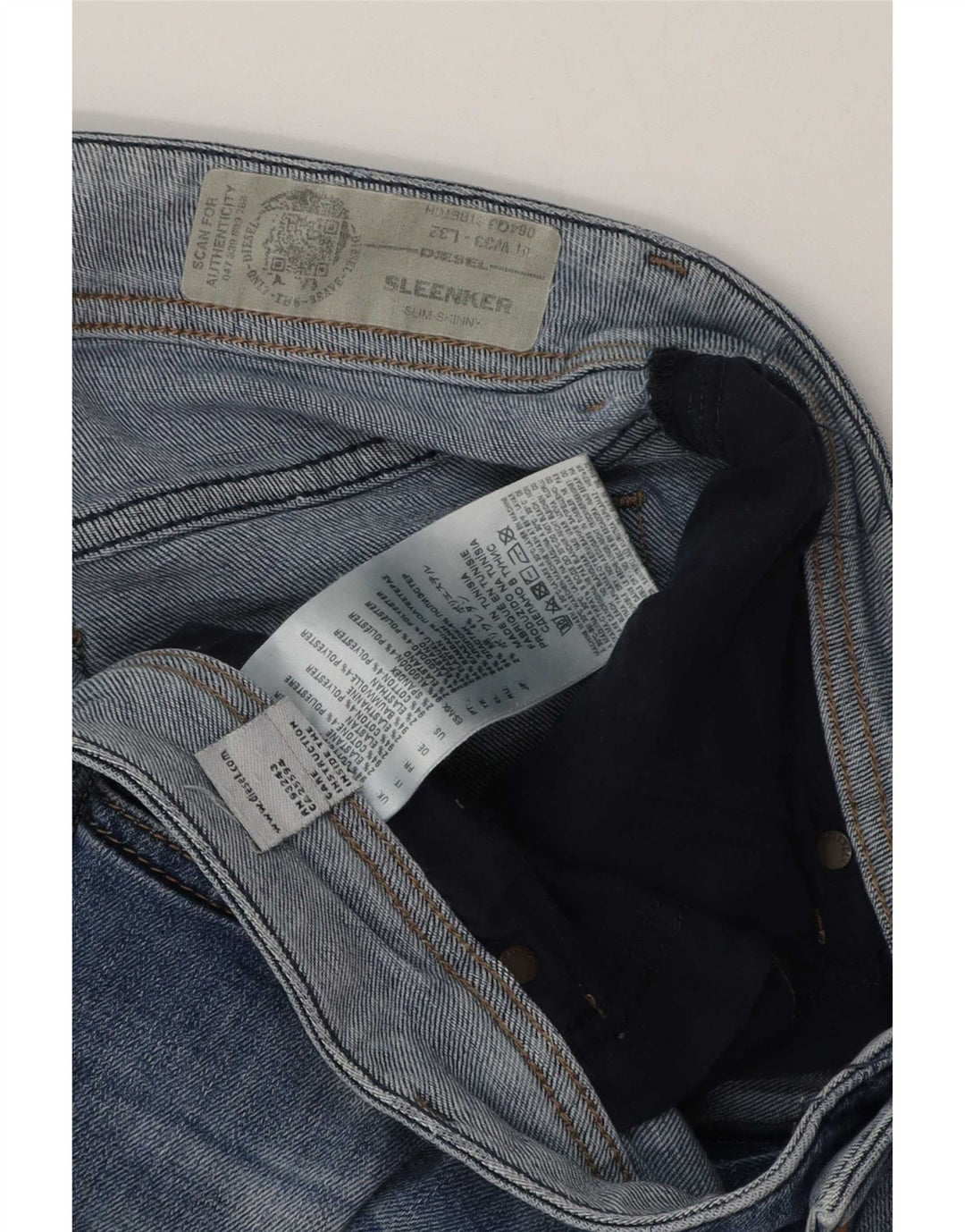 Pantaloni scurți Diesel Sleenker Denim W33 Medium Blue