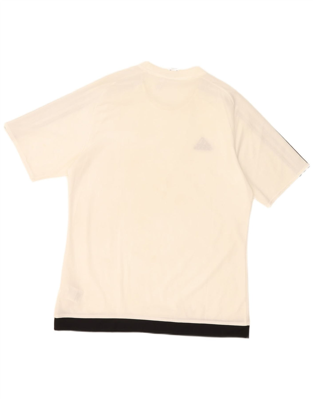 Tricou Adidas Climalite pentru bărbați Top mare din poliester alb