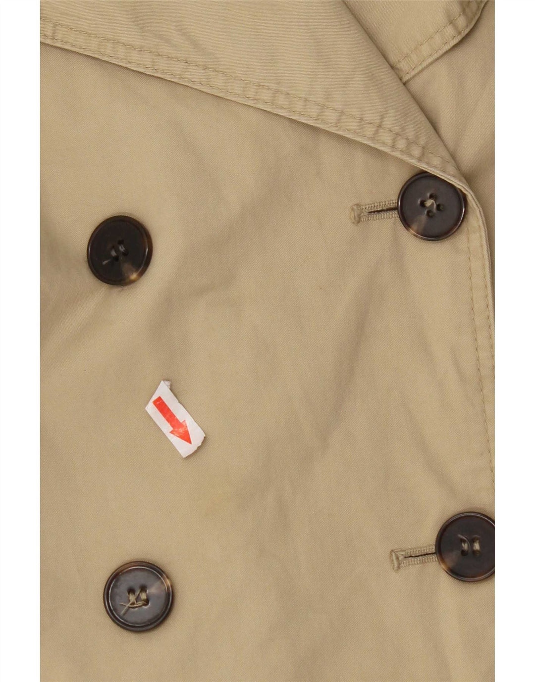 Trench pentru femei Zara UK 16 mare, bej, bumbac