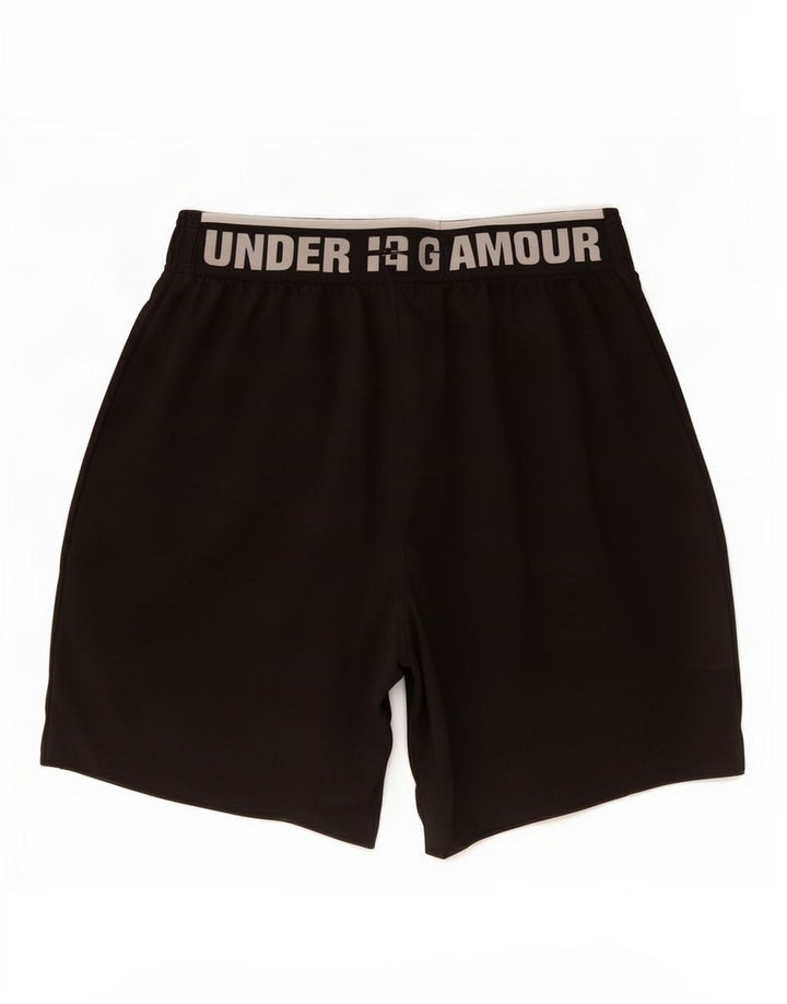 Pantaloni scurți sport grafic Under Armour pentru bărbați, medii, negri