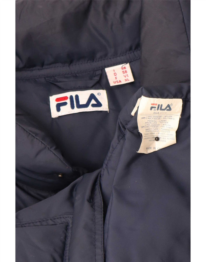 Gilet Captusit Fila pentru barbati IT 56 XL Bleumarin Poliamida
