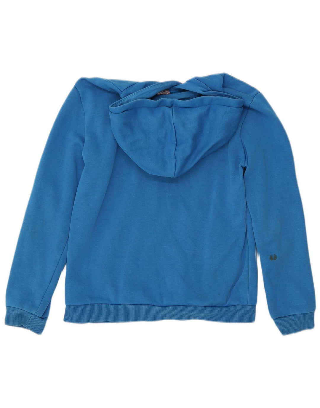 Pulover pentru fete PUMA Graphic Hoodie 13-14 ani, bumbac albastru