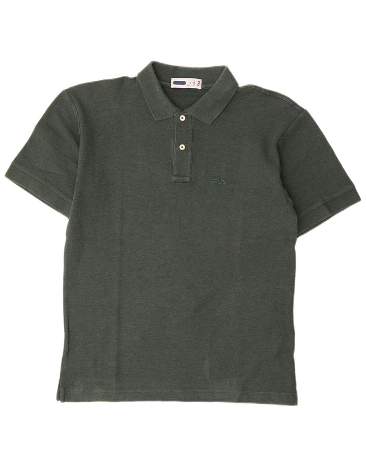 Tricou Polo Fila Bărbați Mic Verde Bumbac