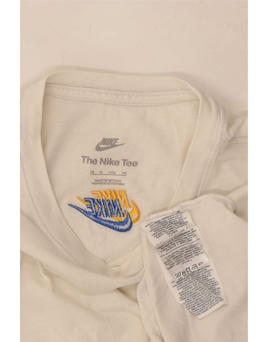 Tricou pentru bărbați Nike Top XS Bumbac alb