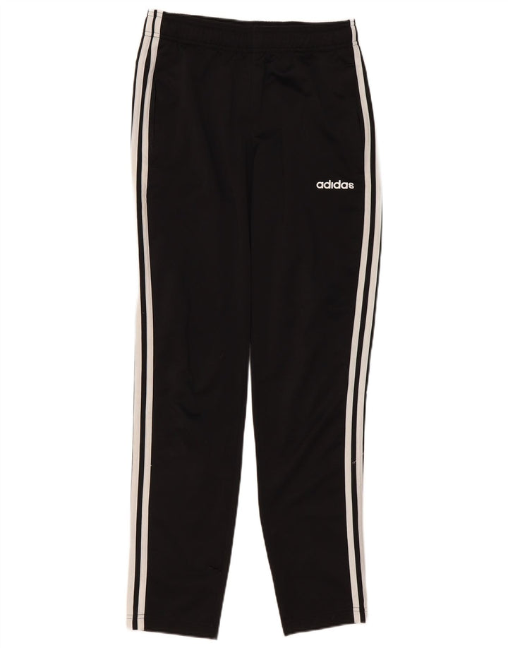 Pantaloni de trening Adidas pentru bărbați, poliester negru mic