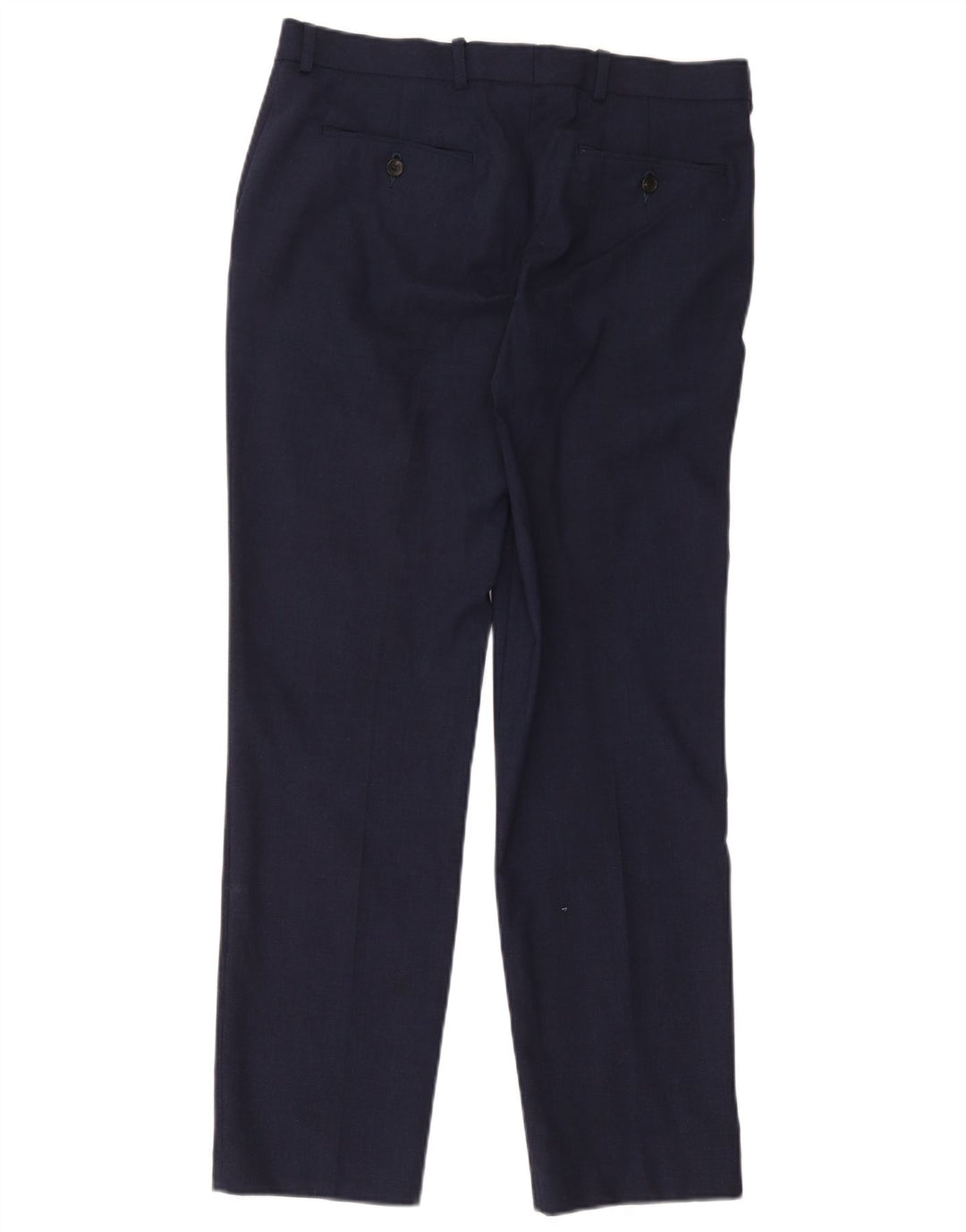 Pantaloni de costum slim pentru bărbați Marks & Spencer L32 L31 Lână bleumarin