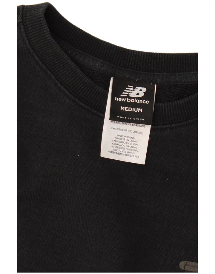 Pulover pentru bărbați New Balance Pulover Medium Negru Bumbac