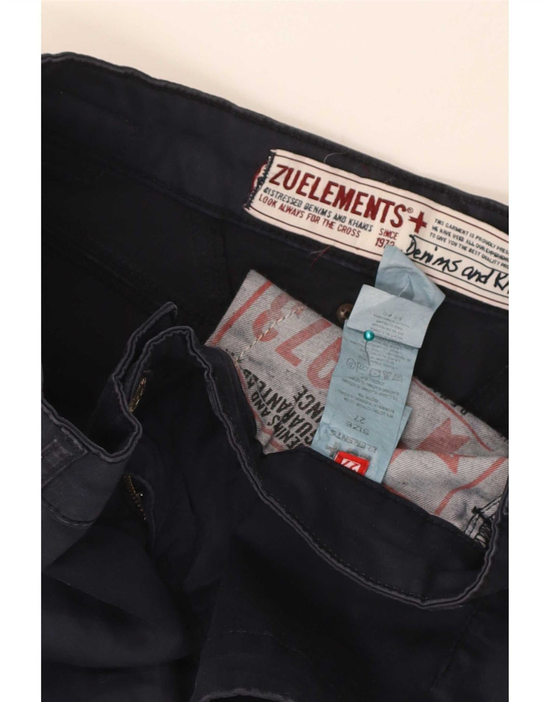Pantaloni scurți casual pentru femei Zu Elements W27 Bumbac bleumarin mic